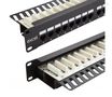 19" 1U patch panel 24 ports Excel 100-302 (Cat.6e) EXC100302