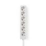 Extension Socket | Type F (CEE 7/7) | 6-Way | 1.50 m | 3680 W | 16 A | Kind of grounding: Side Contacts | 230 V AC 50/60 Hz | Socket angle: 45 ° | H05VV-F 3G1.5mm² | White EXSO615F1WT 5412810290888