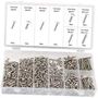 COUNTERSUNK SCREW ASSORTMENT, SS, 420PCS D01886