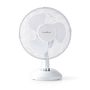 Table Fan | Mains Powered | Diameter: 230 mm | 22 W | Oscillation | 2-Speed | White FNTB10CWT23 5412810291151