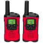 Set of 2 walkie talkies range up to 7 kilometers Red / Black FR115RD 8712412593651