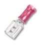 CRIMP TERMINAL, SPADE, PIDG, 3.7MM, RED 165565-1