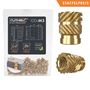 RUTHEX M3 brass threaded insrets RX-M3X5.7 - 100 PCS GE-M3x57-001 4260528721146