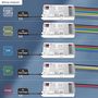 LED valdiklis ZigBee PRO+ RF, 12-24Vdc, 15A/CH, 20A MAX, RGB, RGBW, RGB+CCT, CCT, DIM, PUSH-DIM GL-C-201P 6978699220068
