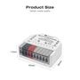 LED valdiklis Wi-Fi + RF MINI, 12-24Vdc, 6A/CH, 10A MAX, RGB, RGBW, RGB+CCT, CCT, DIM, PUSH-DIM GL-C-301W 6978699220136