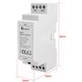 Išmani relė DIN bėgeliui, ZigBee, 230Vac, su energijos matavimu GL-DR-001Z 6978699220112