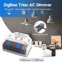 Šviesos valdiklis TRIAC, MINI, ZigBee + RF, 230Vac, 200W, PUSH-DIM, MQTT GL-SD-301P 6978699220099
