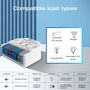 Šviesos valdiklis TRIAC, MINI, ZigBee + RF, 230Vac, 200W, PUSH-DIM, MQTT GL-SD-301P 6978699220099