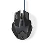 Gaming Mouse | Wired | 800 / 1200 / 1600 / 2400 dpi | Adjustable DPI | Number of buttons: 7 | Right-Handed | 1.50 m | LED GMWD200BK 5412810270620