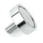 Pot magnet with threaded stem M4 Ø16x5mm NdFeB N42 MAG/THREAD/16