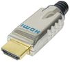 Plug HDMI with cable strain relief 19 pin, cable mount, gold plated contacts HDMI/CX-M-ME 4040849526091