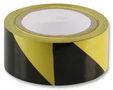TAPE HAZARD/AISLE MARKING BK/YEL 33M SH5012B/Y