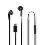 Wired Earphones | USB-C™ | Cable length: 1.20 m | Built-in microphone | Volume control | Black HPWD4024BK 5412810466184