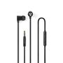 Wired Earphones | 3.5 mm | Cable length: 1.20 m | Built-in microphone | Volume control | Black / Silver HPWD5020BK 5412810304738