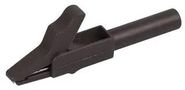 CROCODILE CLIP W/4MM SOCKET, 12MM, 15A 76-1210