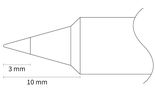 Antgalis lituokliui JT-SI01 smailas 0.3mm JT-SI01-STB2