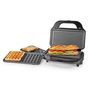 Multi Grill | Grill / Sandwich / Waffle | 900 W | 28 x 15 cm | Automatic temperature control | Plastic / Stainless Steel KAMG120FBK