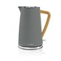 Electric Kettle | 1.7 l | Soft-Touch | Grey | Rotatable 360 degrees | Concealed heating element | Strix® controller | Boil-dry protection KAWK510EGY