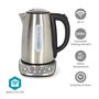 SmartLife Electric Kettle | Wi-Fi | 1.7 l | Stainless Steel | 70,80,90,100 °C | Temperature indicator | Rotatable 360 degrees | Concealed heating element | Strix® controller | Android™ / IOS KAWK8000WIFI 5412810448210