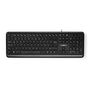 Wired Keyboard | USB-A | Multimedia | QWERTZ | DE Layout | Numeric keypad KBMU200BKDE 5412810408368