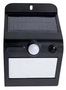 SOLAR WALL SECURITY LIGHT BLACK PEL01360