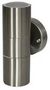 WALL LIGHT, UP-DOWN, STAINLESS STEEL PEL01637