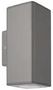 SQUARE WALL LIGHT UP-DOWN GU10 GREY PEL00832-GRY