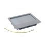 Floor box cover 18 mod. Legrand 088004 (stainless steel) LGDD1218MODMET