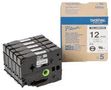 TAPE 12MM HG LAM HG131V5 BLK ON CLEAR HG131V5