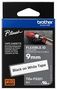TAPE, 9MM, BLACK/WHITE, FLEXIBLE TZEFX221