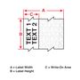 M211 and M210 Self-laminating Vinyl Wire and Cable Labels 38.1mm x 4.30m M21-1500-427 BRADY M21-1500-427