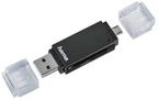 OTG SD/MICRO SD CARD READER, BLACK 00181056.