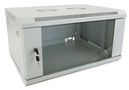 Wall-mounted 19'' network cabinet 6U 600x600x368mm (grey, assembled, IP20) AWM2-6606 KS6U600X600PASPIAWM26606