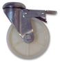 SWIVEL BRAKED NYLON CASTOR 100MM 32100NYBHBR