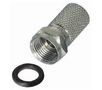 Kištukas F 6.6 mm su gumyte, kabelinis ME/CX-F6.6-M/O 4012386430896