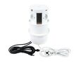 Ilgiklis montuojamas balde MULTIBOX 4x Schuko 1x USB, 1x USB-C, QI, RJ45, 2m baltas Design light MULTIBOX-BI-4DE-UAC 5908293406316