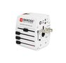 Kelioninis tinklo adapteris 230V 2.5A, 2x USB MUV kištukai AU/CN/UK/US/IT - lizdai EU/AU/UK/US (be įžeminimo) SKROSS SKR/1302960 7640166323693