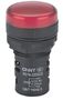 Сигнальный фонарь 22D 230V AC LED, красный, CHINT ND1622DS4230VR 6940092495312