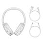 Wireless Bluetooth 5.3 Over-Ear Headphones Encok D02 Pro with Microphone, White NGTD010302 6932172611699