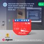 Išmani relė / jungiklis su sauso kontakto jungtimis, 1 kanalo, be galios matavimo ZigBee 2MQTT, TUYA NOUS-B1Z 5905072800471