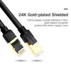 Кабель F/FTP CAT7 с вилками 2xRJ45 10м черный NW107 UGREEN UGREEN/11273 6957303882731