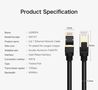 Кабель F/FTP CAT7 с вилками 2xRJ45 10м черный NW107 UGREEN UGREEN/11273 6957303882731
