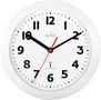 CLOCK MSF RC 23CM WHITE 74312