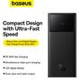LiPo išorinis akumuliatorius (Powerbank) 30000mAh 22.5W su PD3.0 QC3.0 2xUSB + USB-C Star-Lord juodas BASEUS PPXJ080101 6932172620714