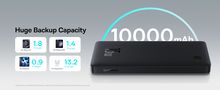 LiPo išorinis akumuliatorius (PowerBank) 10000mAh 15W USB + USB-C Airpow Lite juodas BASEUS P10067500123-00 6932172652593