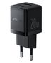 Wall Fast Charger Palm 20W USB + USB-C QC3.0 PD3.0 with USB-C Cable 1m, Black P10111608113-01