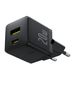 Wall Fast Charger Palm 20W USB + USB-C QC3.0 PD3.0 with USB-C Cable 1m, Black P10111608113-01