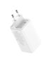Wall Fast Charger GaN6 Pro 100W 2xUSB-A + 2xUSB-C QC PD with USB-C Cable 1m, White P10162705212-00 6932172644499