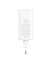 Wall Fast Charger GaN6 Pro 100W 2xUSB-A + 2xUSB-C QC PD with USB-C Cable 1m, White P10162705212-00 6932172644499