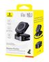 Belaidis magnetinis Qi2 įkroviklis PicoGo 15W su ištraukiamu 67W USB-C kabeliu, juodas P10276800123-00